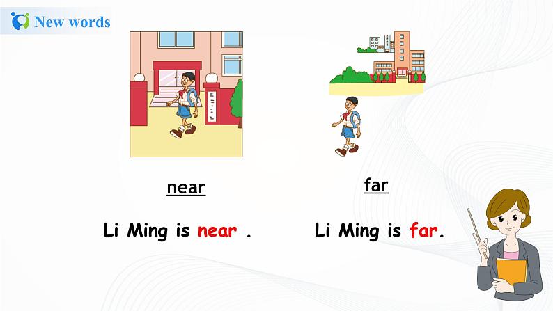 冀教英语四年级上Unit3 Let's Go! lesson14 Near and Far 课件+教案+练习07