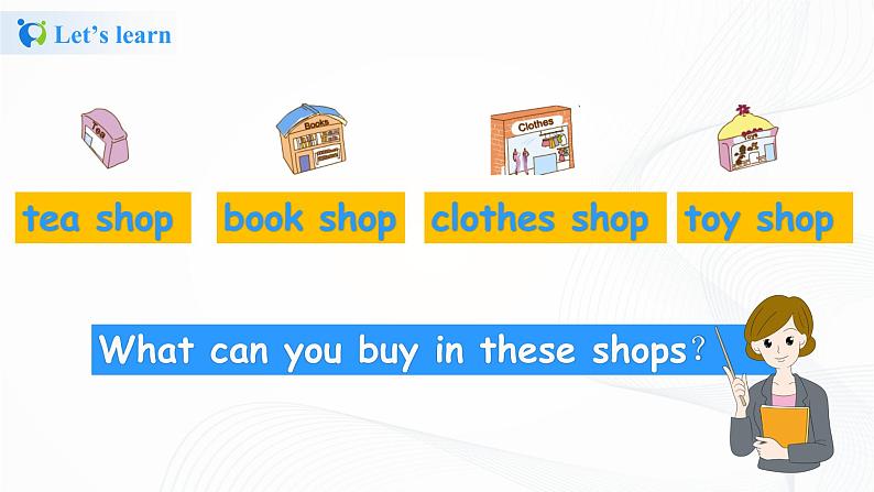 冀教英语四年级上Unit4 Shopping in the City Lesson19 Let 's Go Shopping!课件第8页