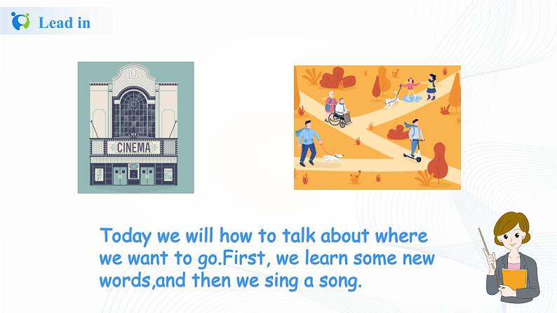 冀教英语四年级上Unit4 Shopping in the City Lesson21 Cinema and Park 课件+教案+练习05