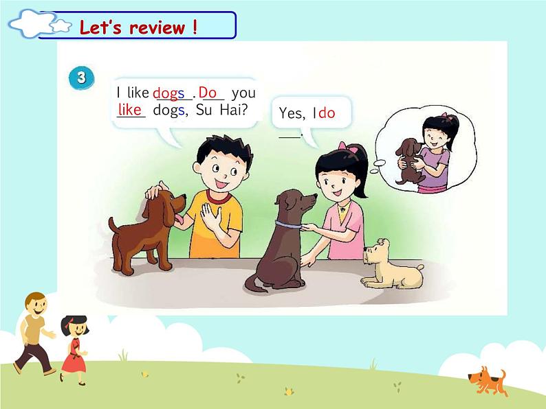 牛津译林版四年级英语上册-Unit 1 I like dogs（Fun time&Cartoon time） 课件06