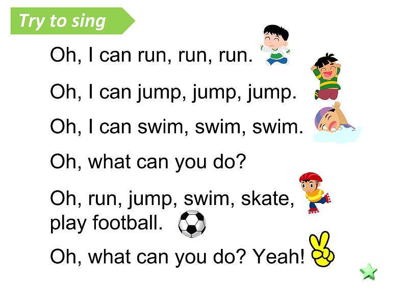 牛津译林版四年级英语上册-Unit 4 I can play basketball（Sound time Rhyme time Checkout time & Ticking time）（共51张） 课件07