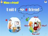 牛津译林版五年级英语上册-Unit 6 My e-friend（Story time）（共17张）课件