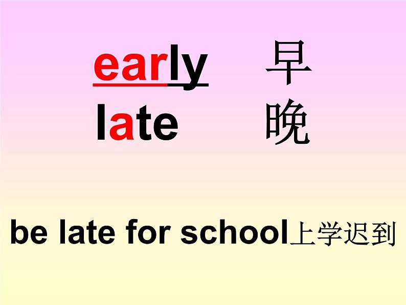 湘少版六年级英语上册-Unit 2 Katie always gets up early（13）课件02