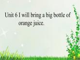 湘少版六年級英語上冊-Unit 6 I will bring a big battle of orange juice（9）課件