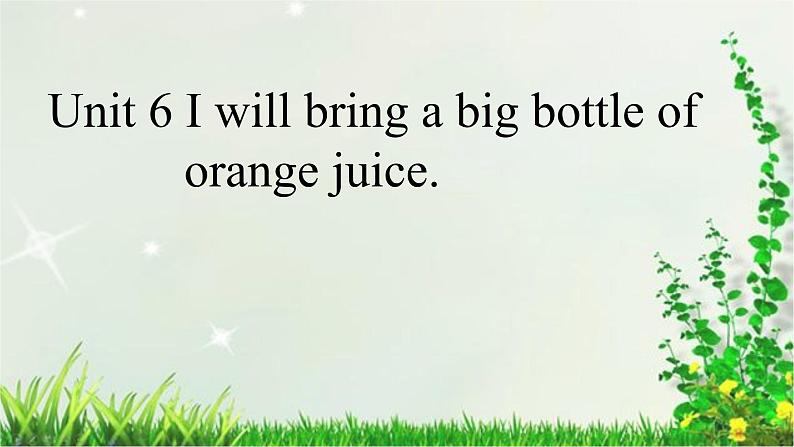 湘少版六年级英语上册-Unit 6 I will bring a big battle of orange juice（9）课件04