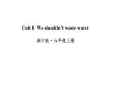 湘少版六年级英语上册-Unit 8 We shouldn't waste water（5）课件