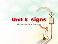 六年级上册Unit 5 Signs评课ppt课件