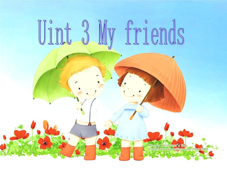 牛津译林版三年级英语上册-Unit 3 My friends（Fun time&Cartoon time）（共15张）课件第1页