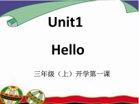 新版-牛津译林版三年级上册Unit 1 Hello!课文课件ppt