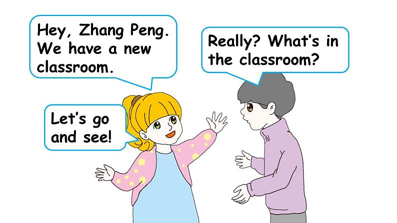 Unit 1 My classroom Part A Let’s talk & Let 's play课件PPT第4页