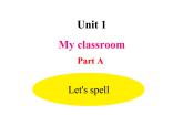 人教PEP版英语四年级上册 Unit1-PartA Let's spell（课件）