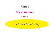 人教PEP版英语四年级上册 Unit1-PartA Let's talk & Let's play（课件）