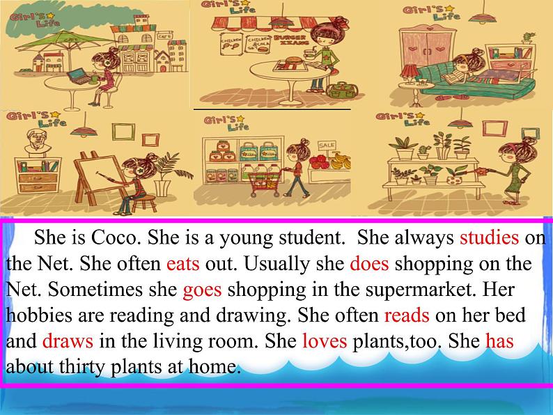 五年级上册U2第一课时第7页