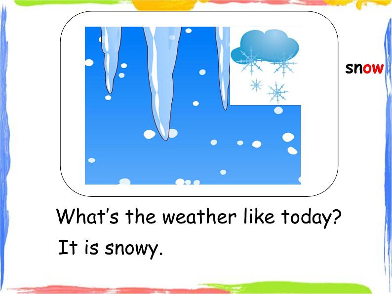 五年级上册英语课件-U11 What’s the weather like today（第1课时）PPT课件08