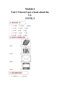 2021学年Unit 2 I haven't got a book aboutthe US.课堂检测