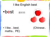 四年级上英语课件-Unit8 I like English best ｜教科版（广州）
