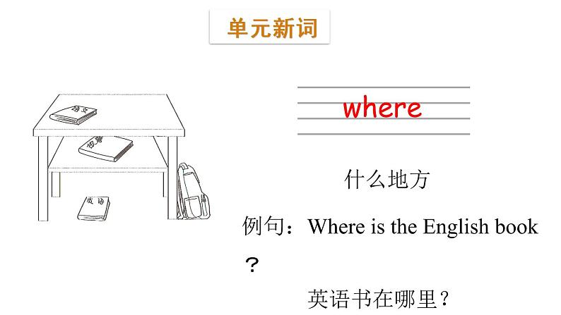 三年级下册英语课件-Module 2 Positions Unit 3  Where's my car Period 1-教科版(共19张PPT)04