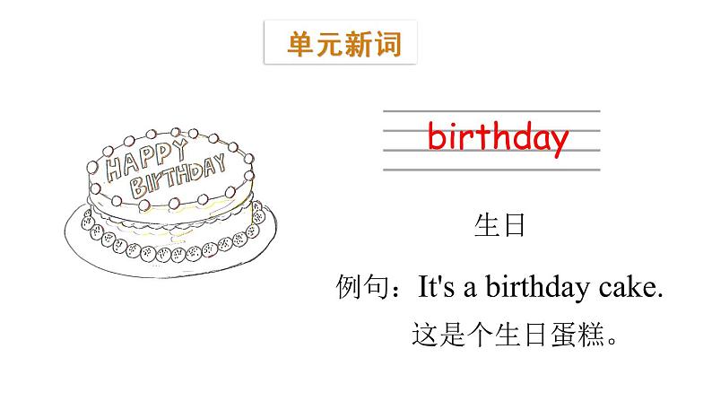 三年级下册英语课件-Module 3 Personal information Unit 5 Happy birthday! Period 1-教科版(共28张PPT)07