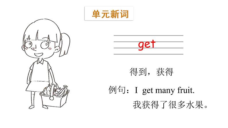 三年级下册英语课件-Module 4 Fruits Unit 8  Apples are good for us Period 1-教科版(共15张PPT)06