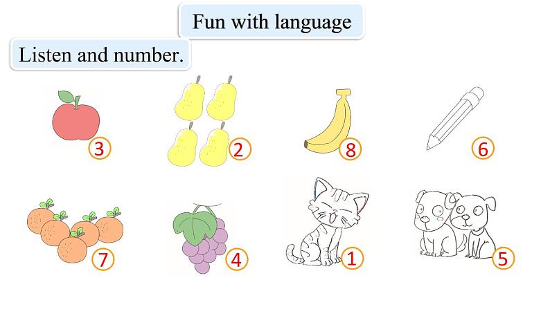 三年级下册英语课件-Module 4 Fruits Unit 8  Apples are good for us Period 2-教科版(共12张PPT)03