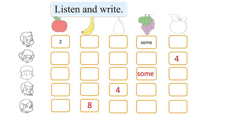 三年级下册英语课件-Module 4 Fruits Unit 8  Apples are good for us Period 2-教科版(共12张PPT)06