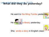 外研版（一起）六上Module 2《Unit 2 I went to a library yesterday》ppt課件1