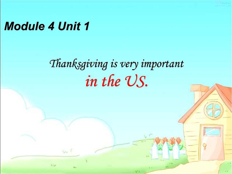 外研版（一起）六上Module 4《Unit 1 Thanksgiving is very important in the US》ppt课件101