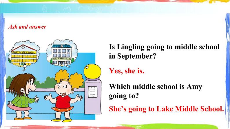 Module 10 Unit 2 I'm going to Lake Middle School 课件04