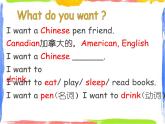 Module 5 Unit 2 I want a Chinese pen friend 课件