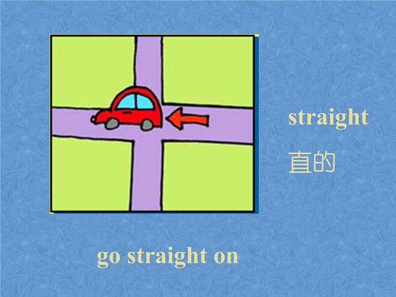 Module 10 Unit 2 Go straight on 课件06