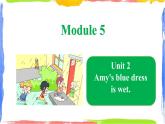 Module 5 Unit 2 Amy's blue dress is wet（课件）