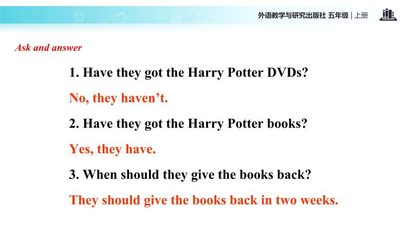 Module 3 Unit 1 Have you got the Harry Potter DVDs 课件06