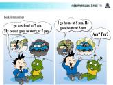 Module 7 Unit 1 My father goes to work at 8 o'clock every morning 课件