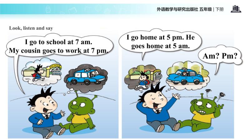 Module 7 Unit 1 My father goes to work at 8 o'clock every morning 课件03