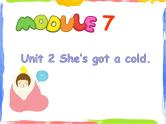 Module 7 Unit 2 She's got a cold 1 课件