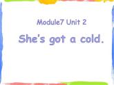 Module 7 Unit 2 She's got a cold 2 课件