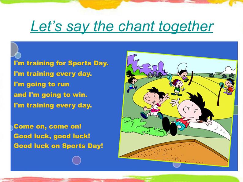 Module 9 Unit 1 I'm going to do the long jump 1 课件02