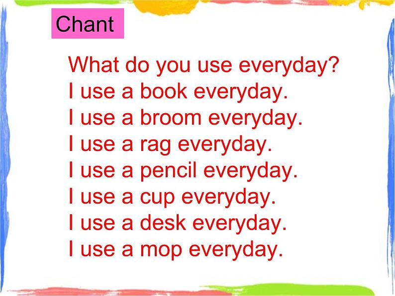 Module 1 Unit 1 Do you use chopsticks in the UK 3 课件02