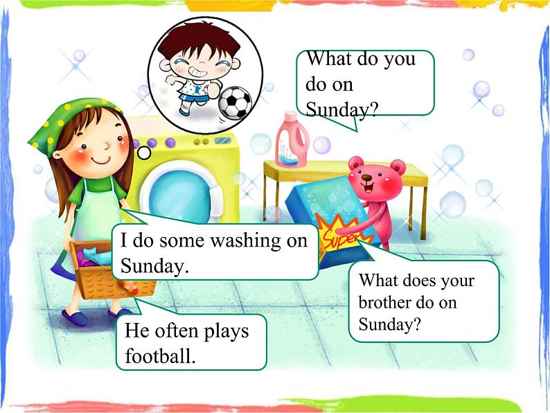 Module 6 Unit 1 What do you do on Sundays 2 课件06