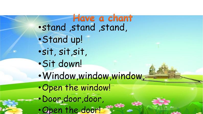 Module 3 Unit 2 Point to the window! 课件03