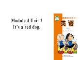 Module 4 Unit 2 It's a red dog 课件