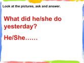 四年級上冊英語課件- Module8 Unit2 Where did you go？外研社（一起）(共16張PPT)