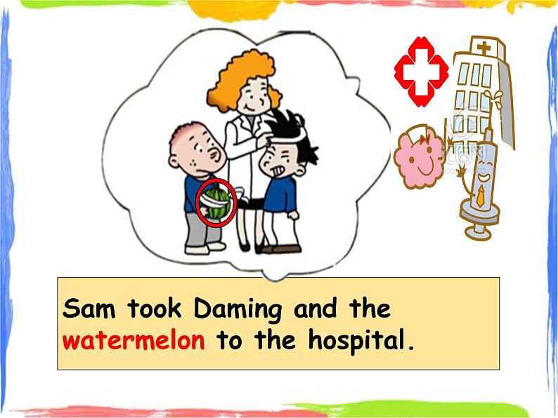 四年级上册英语课件- Module9 Unit1 What happened to your head？外研社（一起）(共33张PPT)06