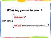 四年级上册英语课件- Module9 Unit2 I bumped  my  head! 外研社（一起）(共16张PPT)