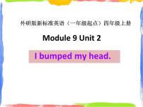 小学英语外研版 (一年级起点)四年级上册Unit 2 I bumped my head.备课ppt课件