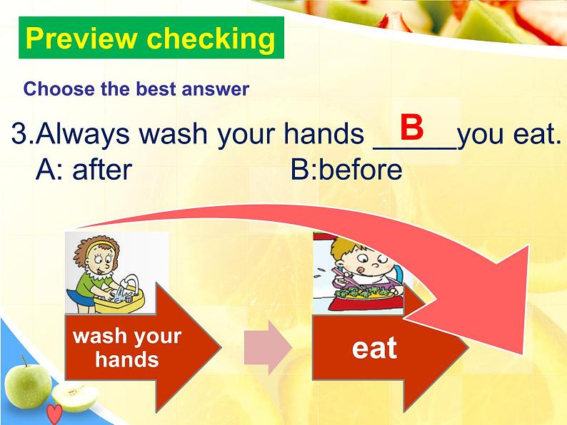 四年级上册英语课件- Module10 Unit2 Eat vegetables  every  day. 外研社（一起）(共44张PPT)08