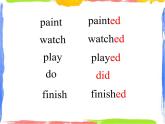 四年級(jí)上冊(cè)英語(yǔ)課件- Module3 Unit1 She didn’t walk to school yesterday.外研社（一起）(共17張PPT)