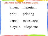 四年級(jí)上冊(cè)英語(yǔ)課件- Module4 Unit1 Chinese people invented paper.  外研社（一起）(共28張PPT)