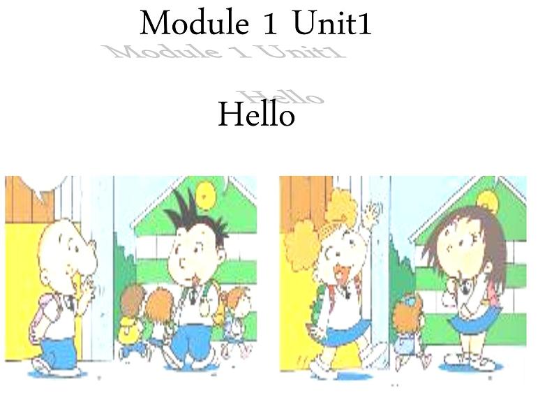 外研版（一起）小学英语一年级上册Module 1《Unit 1 Hello》课件101