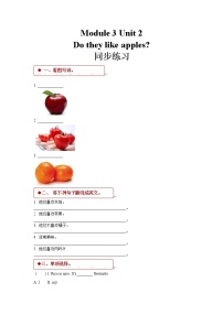 英语二年级上册Unit 2 Do they like apples?练习题